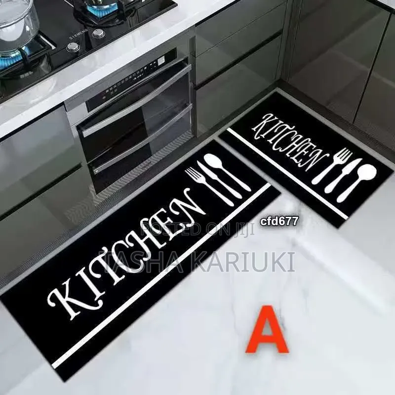 Water-Resistant Kitchen Mats With Rubber Non-Slip Underside Gale