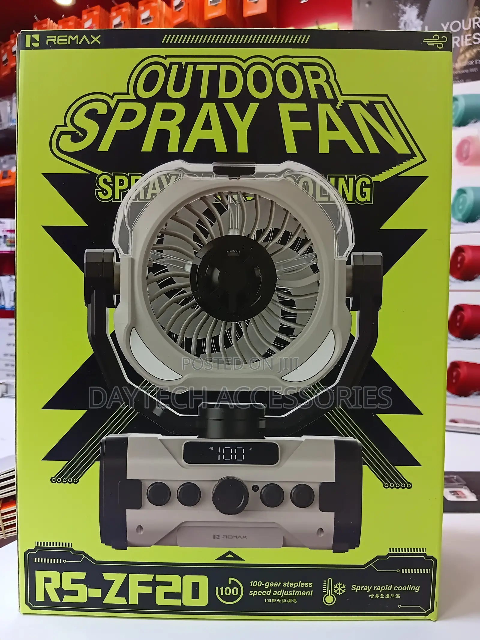 REMAX RS-ZF20 Outdoor Spray Fan 20000mAh Battery - White