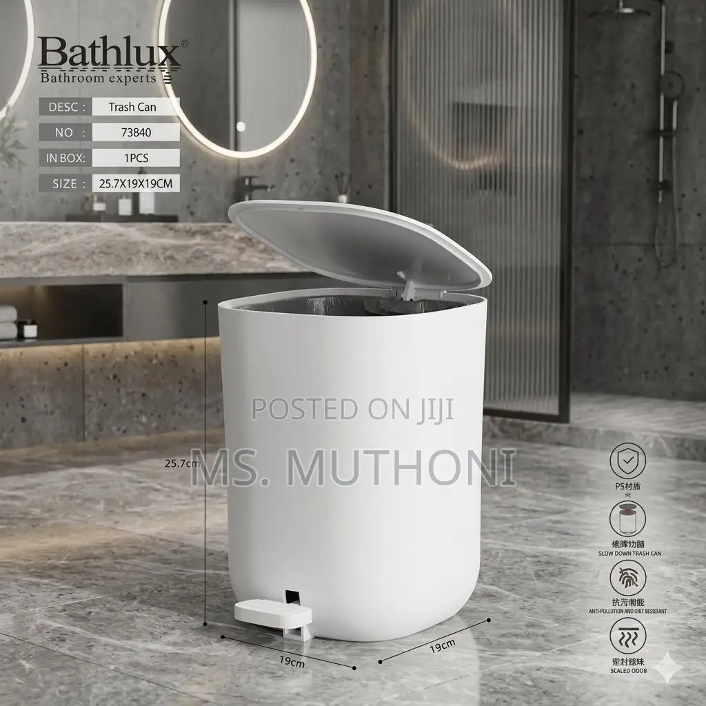 🤍minimalist Aesthetics 5L Waste Bin
