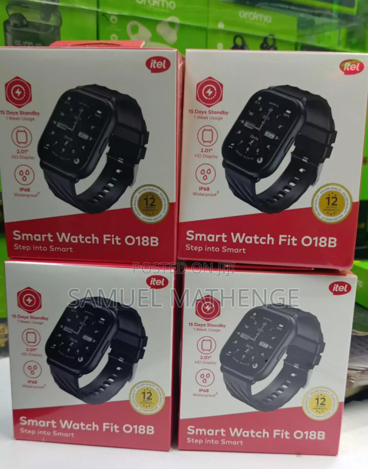 Itel Fit O18B – Stylish Smartwatch With Fitness Tracking