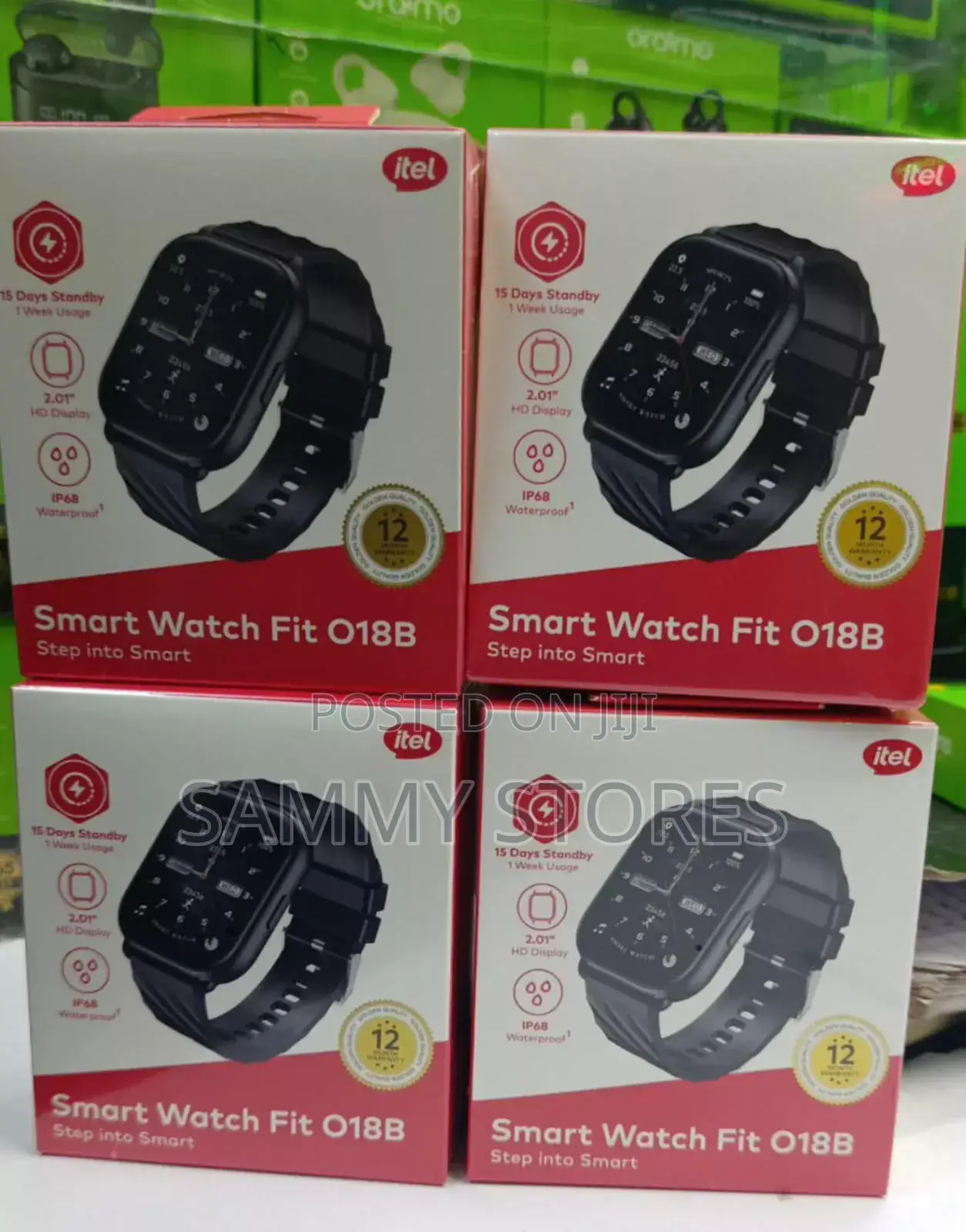 Itel Fit O18B – Stylish Smartwatch With Fitness Tracking