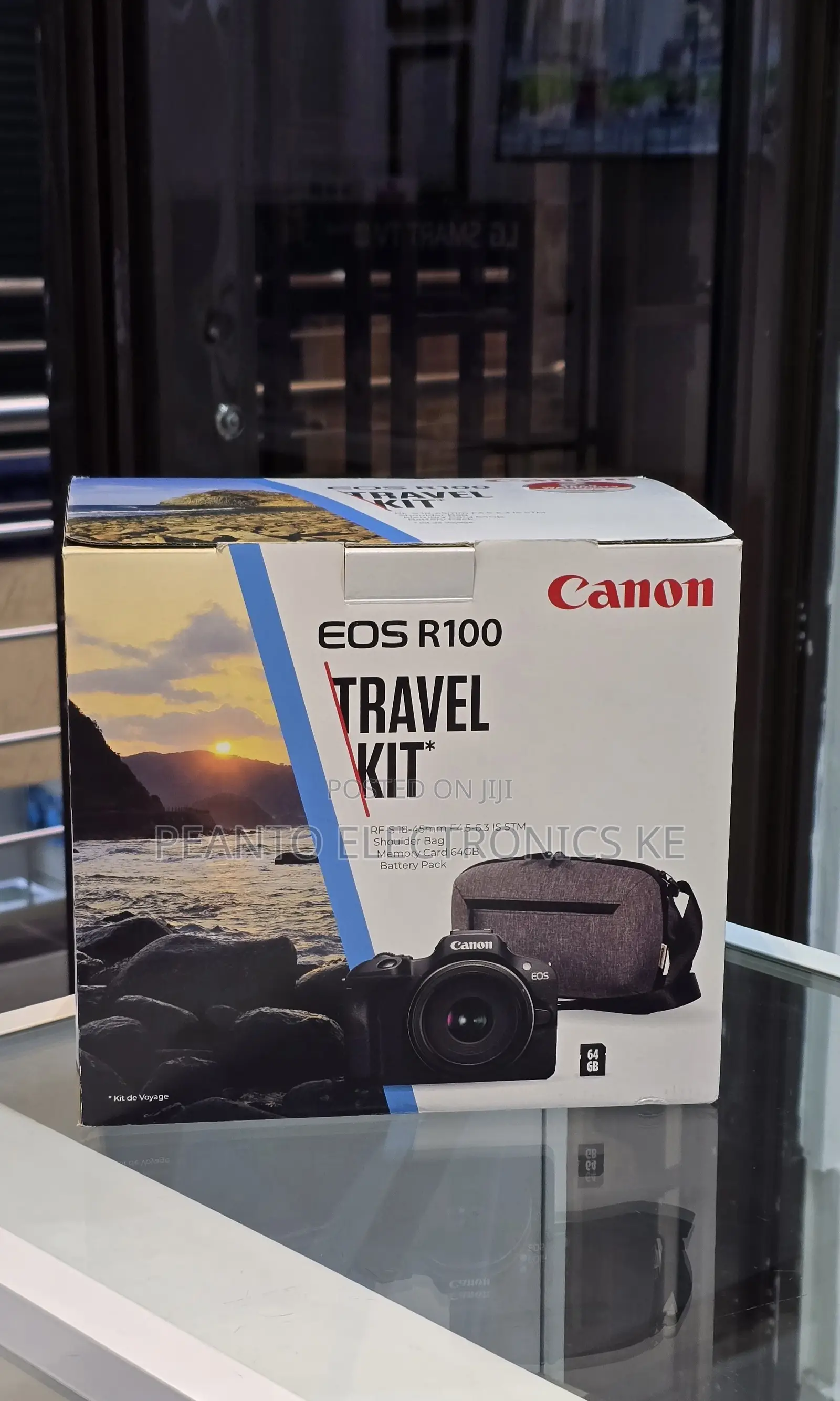 Canon Eos R100 Travel Kit With Rf-S 18-45mm F4.5-6.3 Is STM