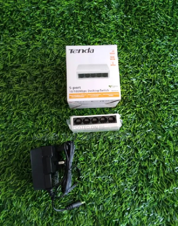 ``Tenda 5-Port LAN Network Switch – Plug & Play