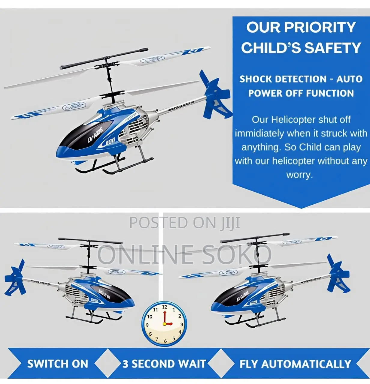Rechargeable Helicopter Toy for Kids – Mini Remote Control Helicopter