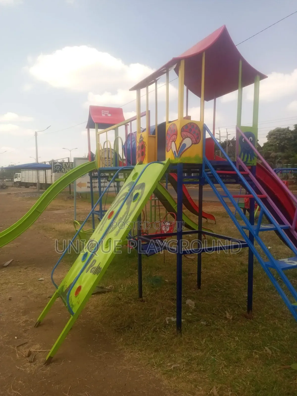 Park, Garden, School, Hotels Outdoor Kids Swing Set and Slides