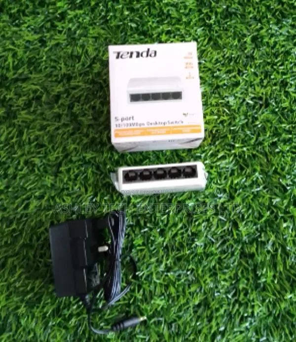 ~Tenda S105 5-Port Network Switch – 10/100Mbps