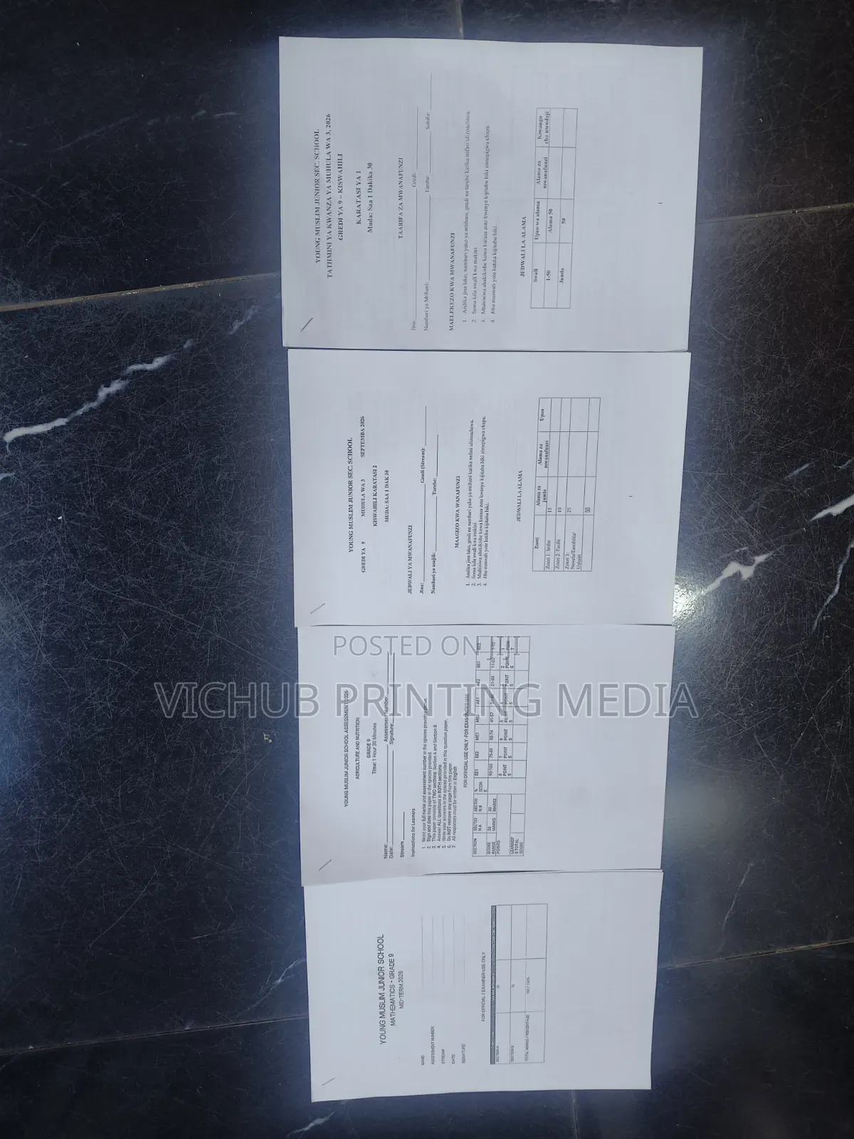 Exam Printing