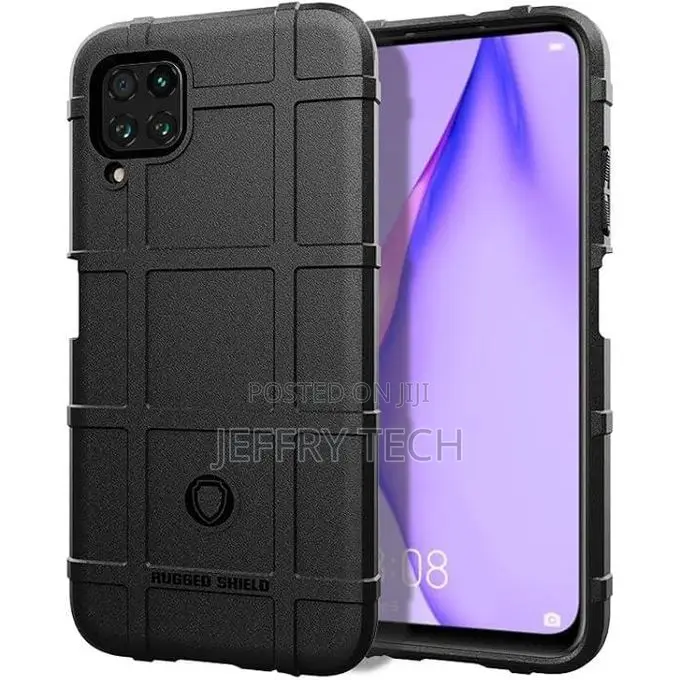 Huawei NOVA 7i Cover, Rugged Shield,Carbon Fiber TPU Material,Smooth