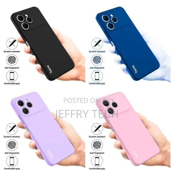 Case Tecno SPARK 40 PRO PLUS+Original Best Shockproof Silicone Protect
