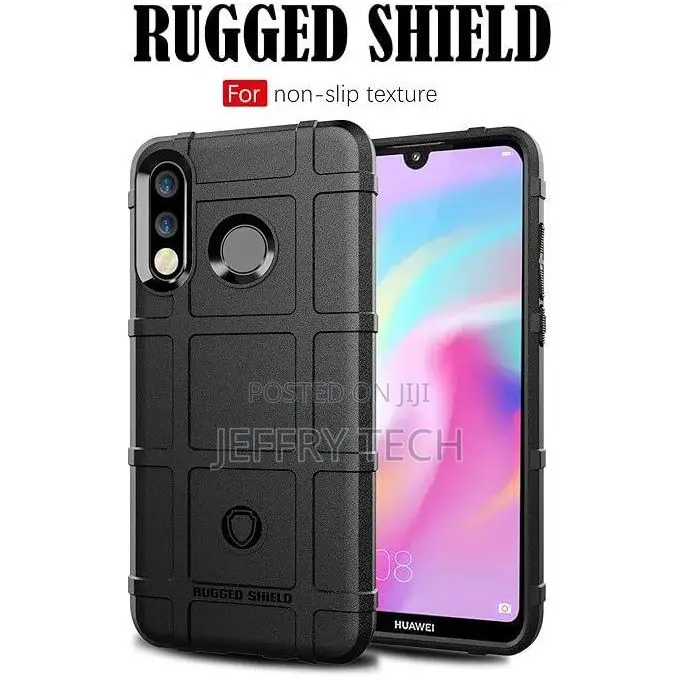 Case Huawei P30 Lite Cover Shell, Rugged Shield,Carbon Fiber TPU Mate