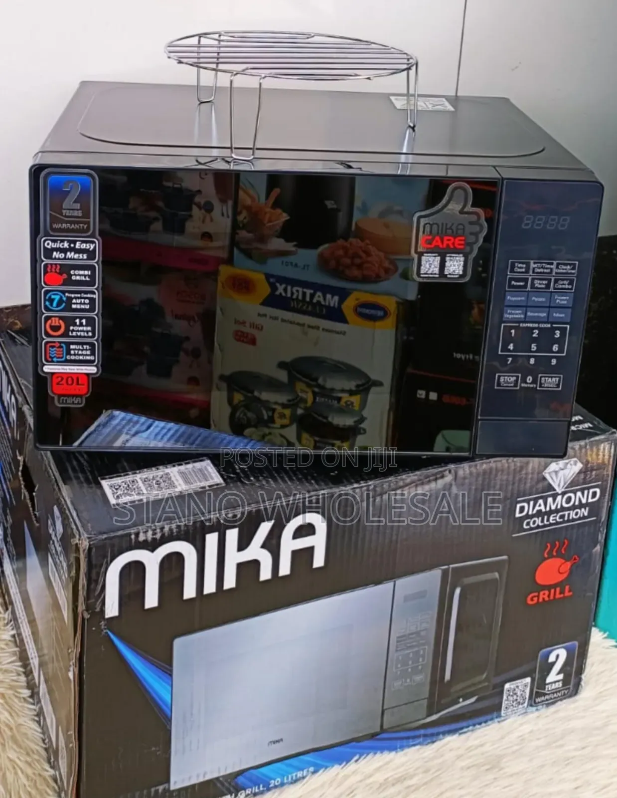Mika 20l Digital Microwave With Grill