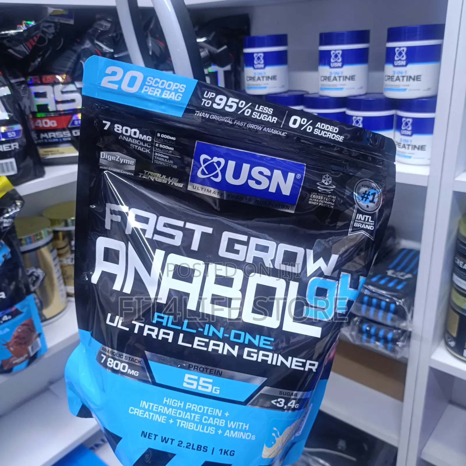 USN Fast Grow Anabolic 1KG – Mass Gainer