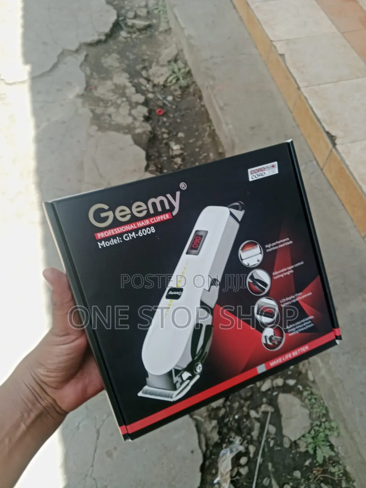 Electric Dual Power Mode Hair Clipper Shaver Cordless& Corded