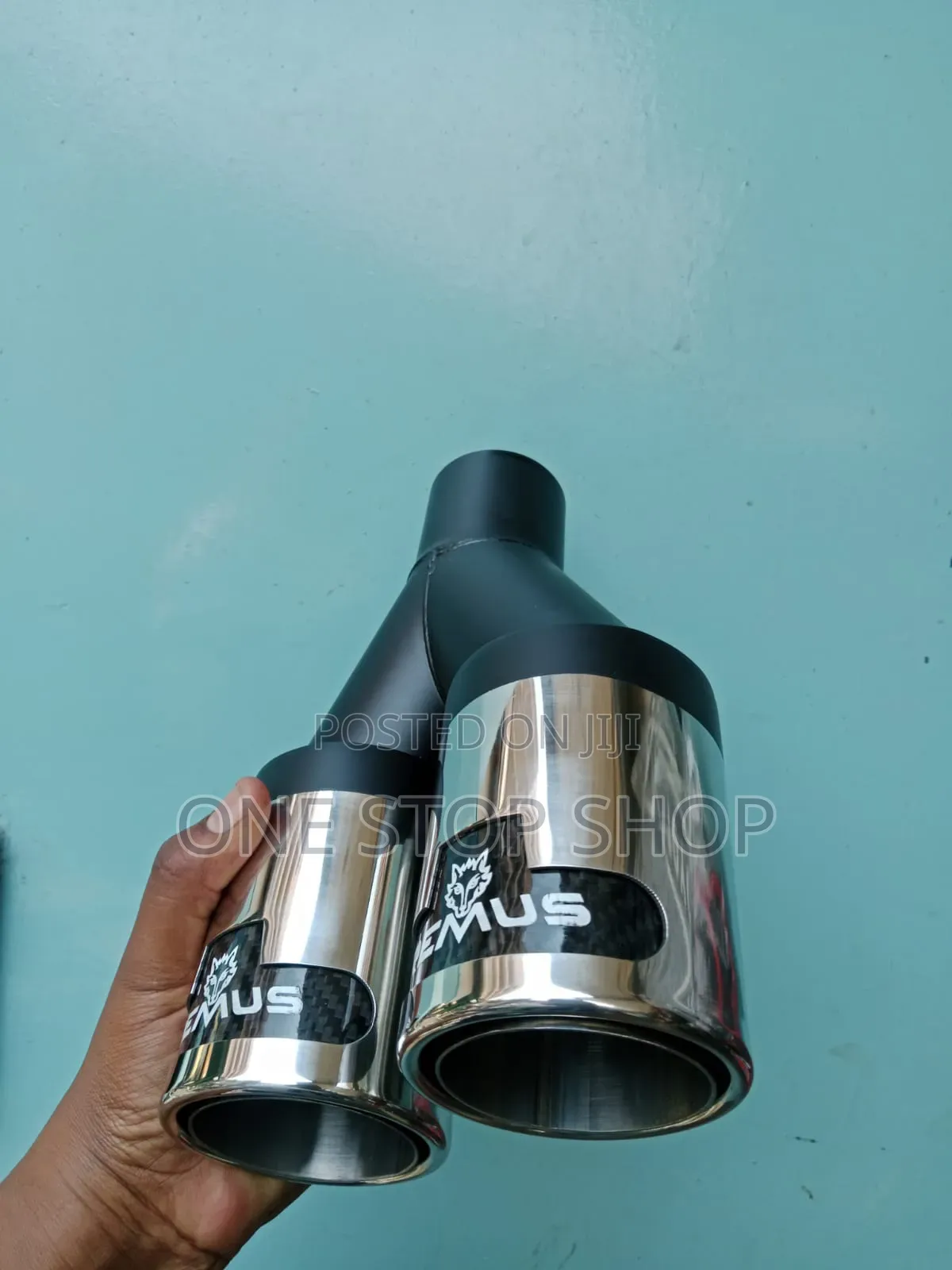 Remus Branded Dual Tip Universal Car Exhaust Muffler Extension Tip