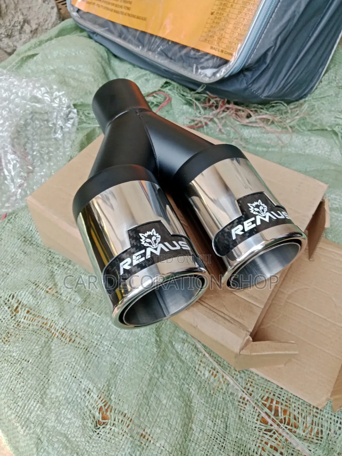 Universal Dual Tip Remus Design Exhaust Tip Extension