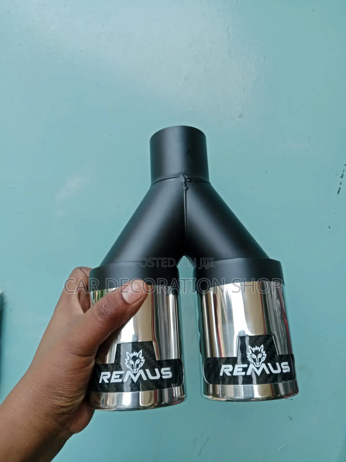 Universal Dual Tip Remus Design Exhaust Tip Extension