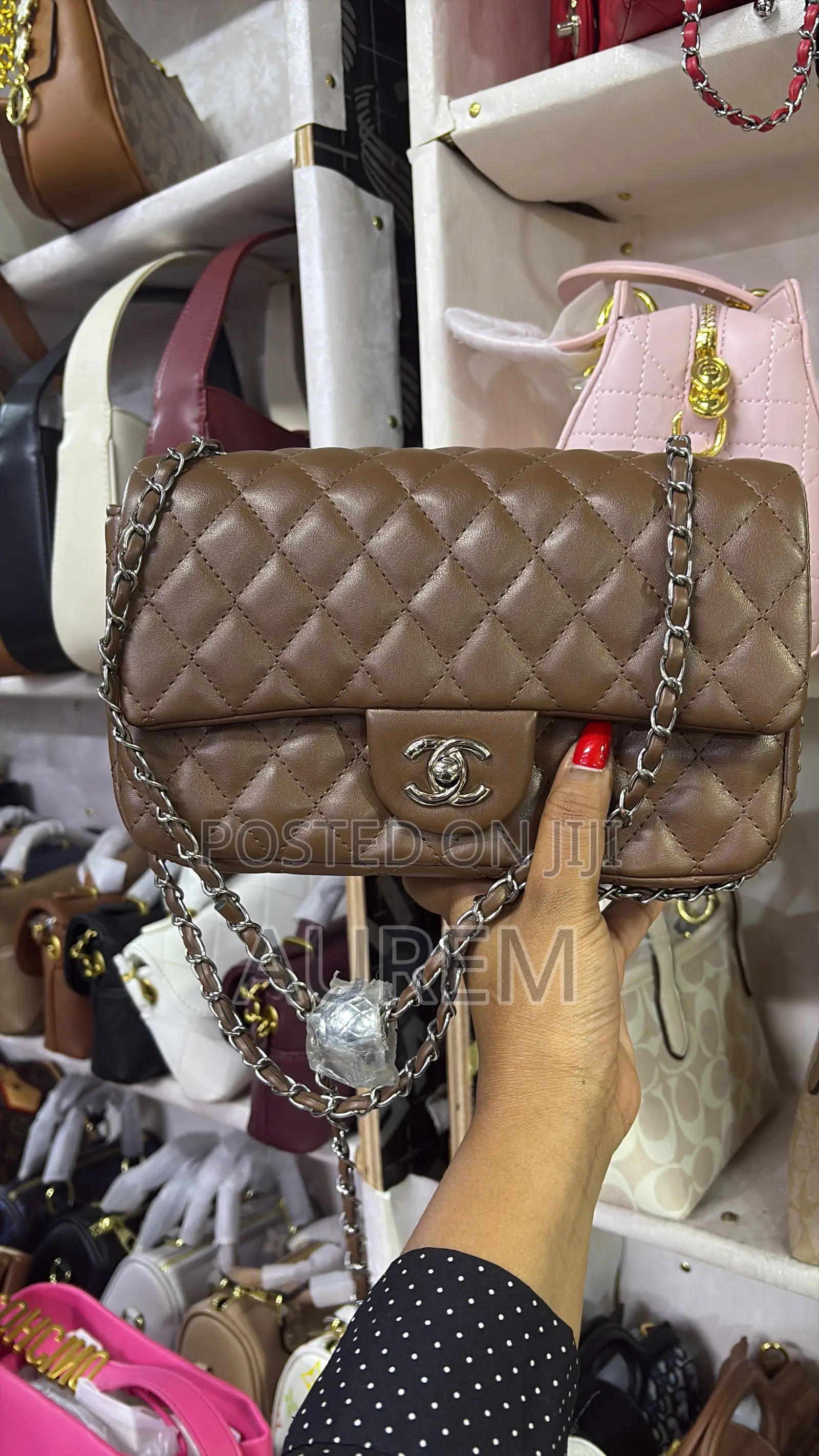 Handbag -Available in Pink,brown,beige,red,coffee &White