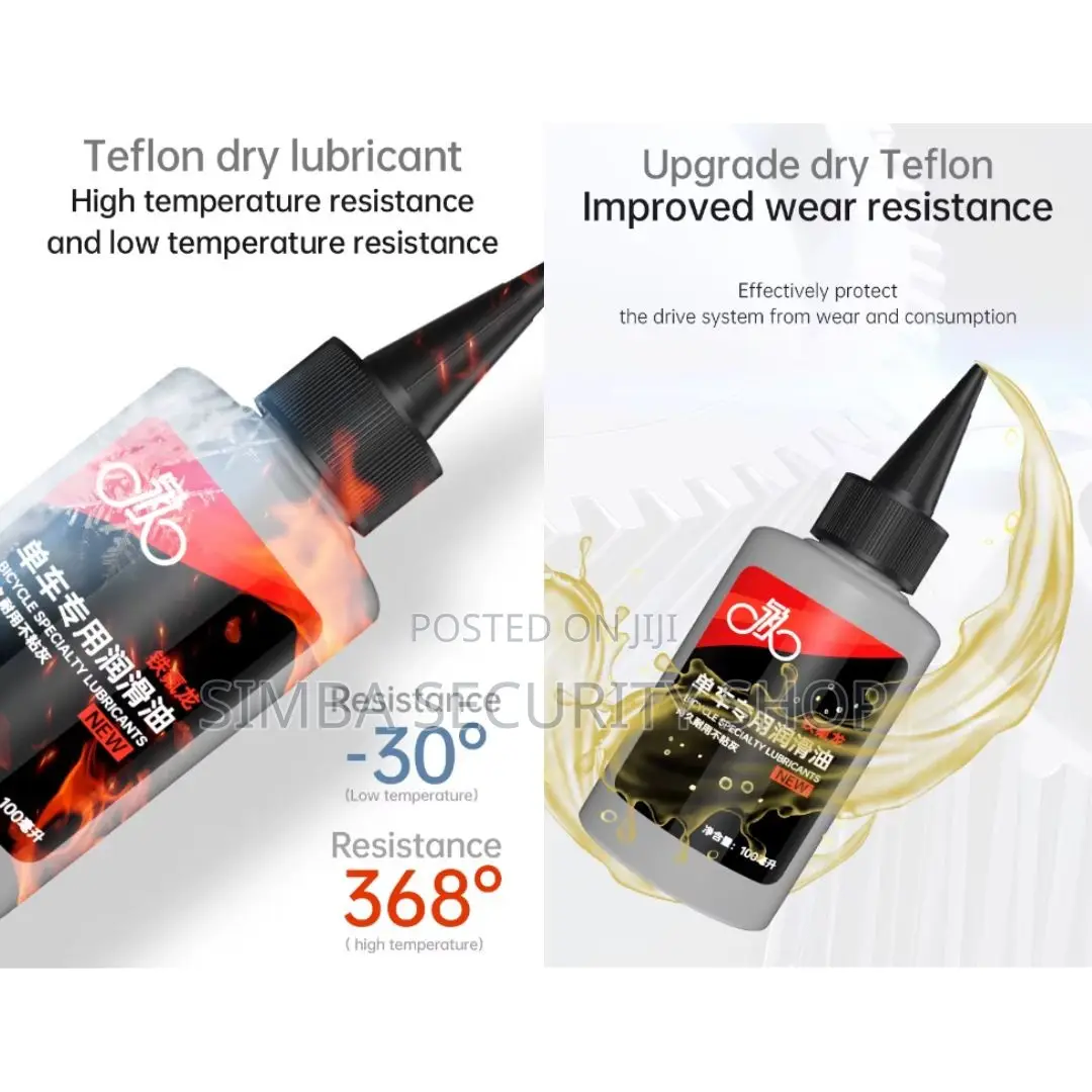 Professional Bicycle Chain Oil Lubricant Lube 100 Ml Teflon Anti Rust