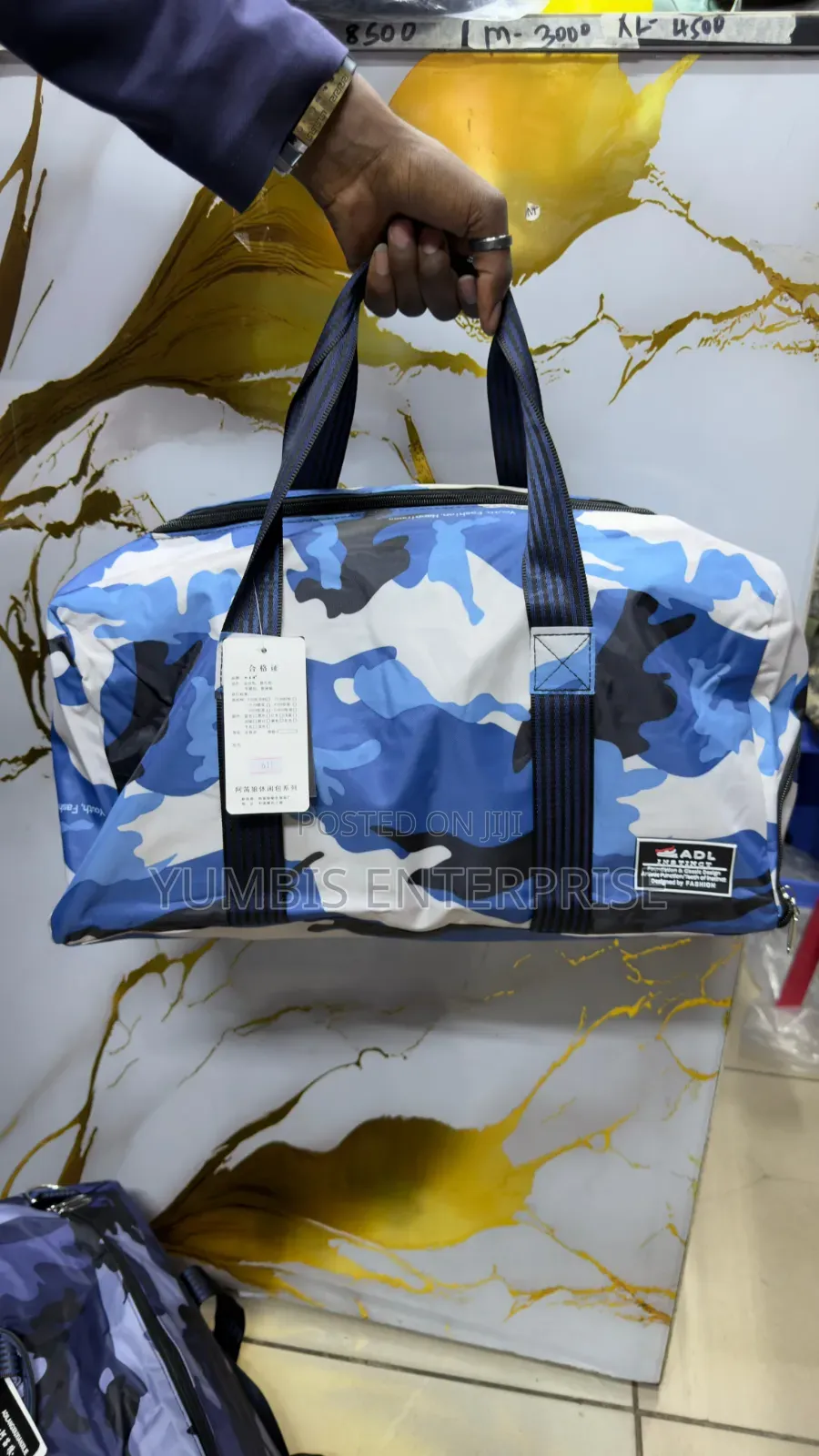 Blue Multi 💙 Color Gym Bag