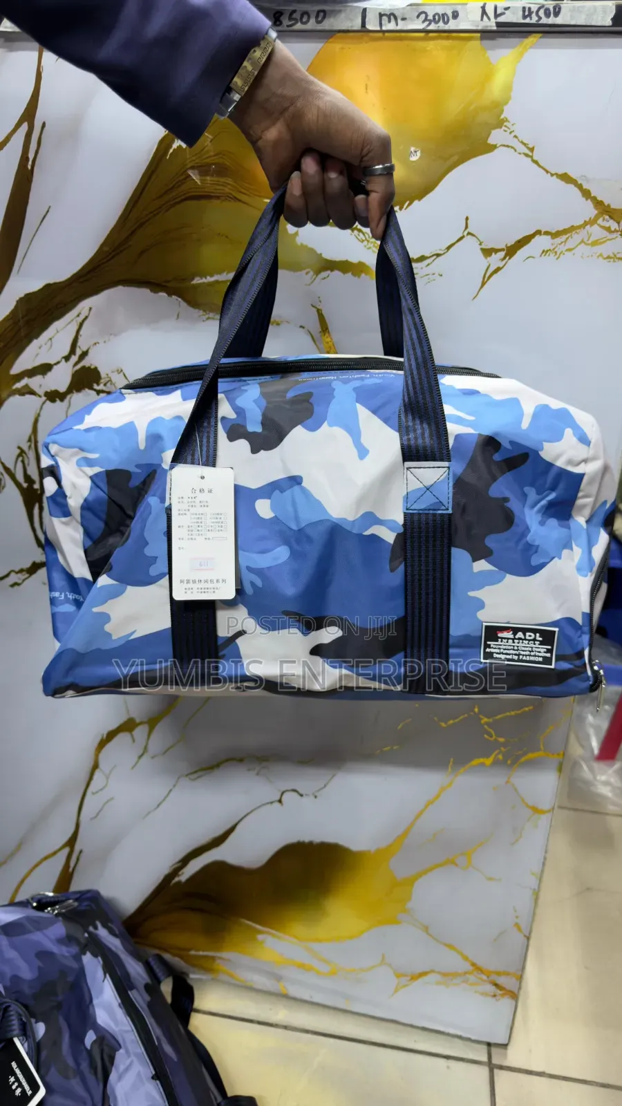 Blue Multi 💙 Color Gym Bag