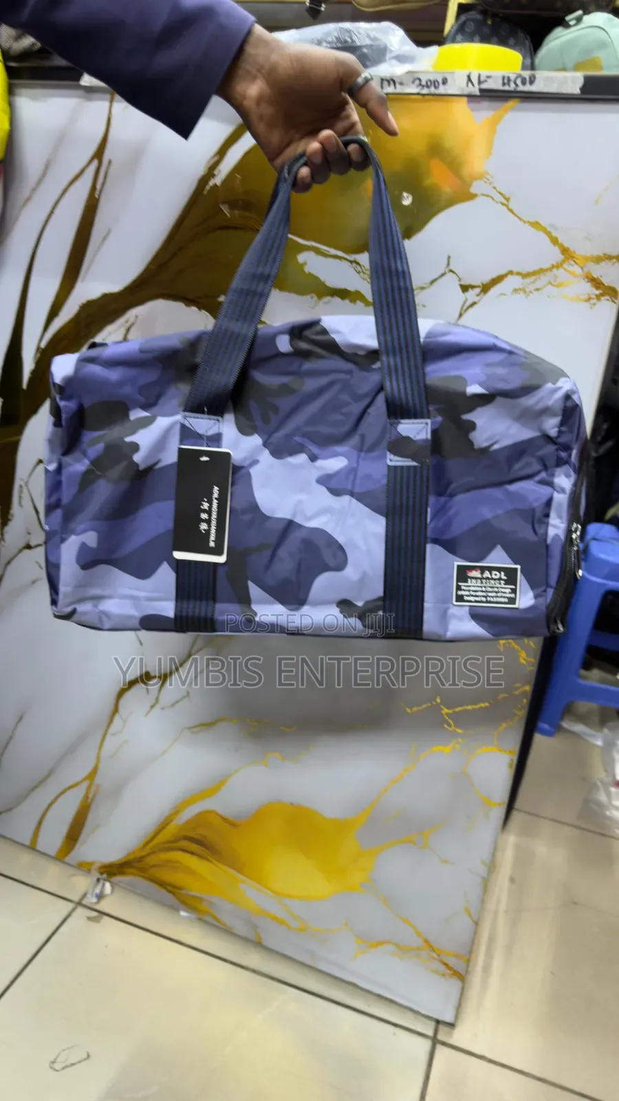 Purplish Multi Colour Gym Bag