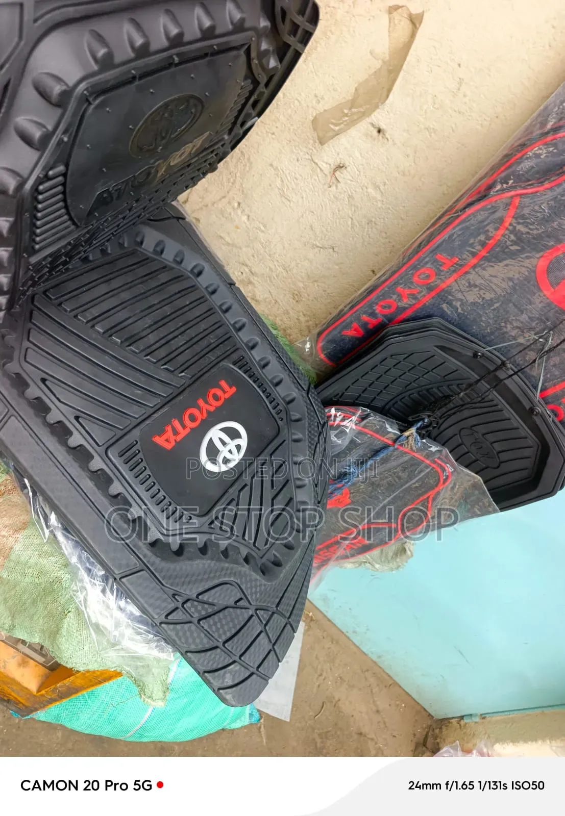 Toyota Branded Car Floor Deep Dish Bucket Style Mats