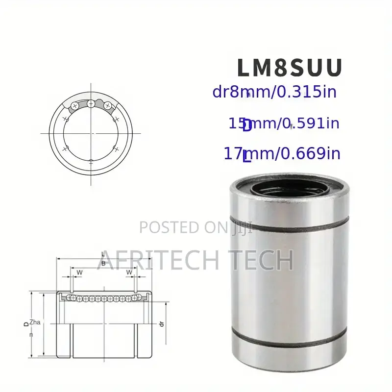 LM8UU Linear Bearings