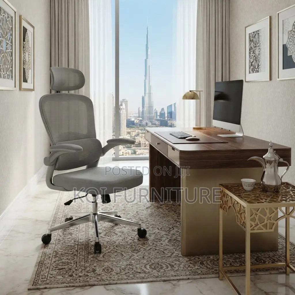 Office Chairs; Orthopedic White Executive Adjustable Office Chair