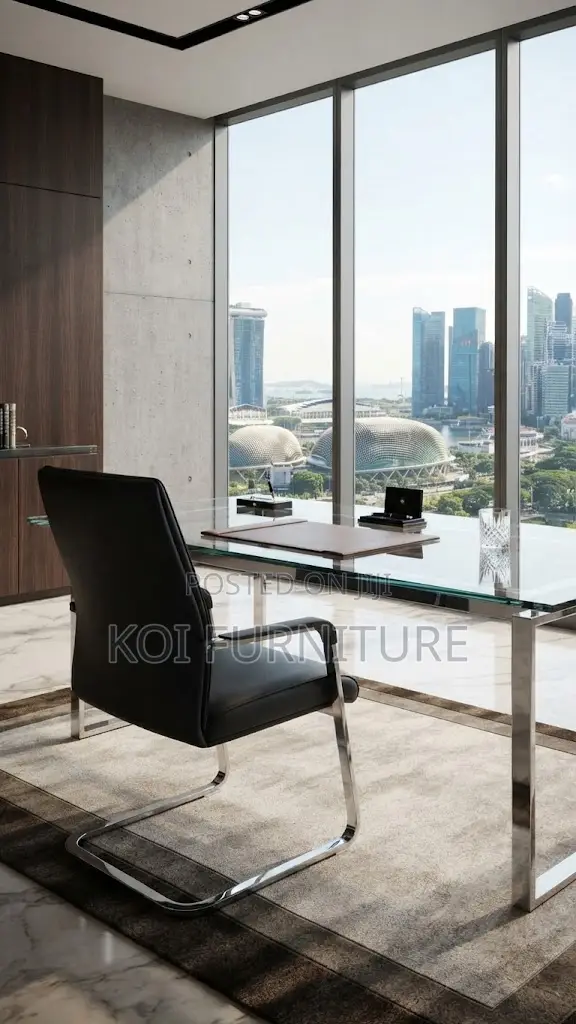 Office Chairs; High Back Leather Reception Waiting Seats