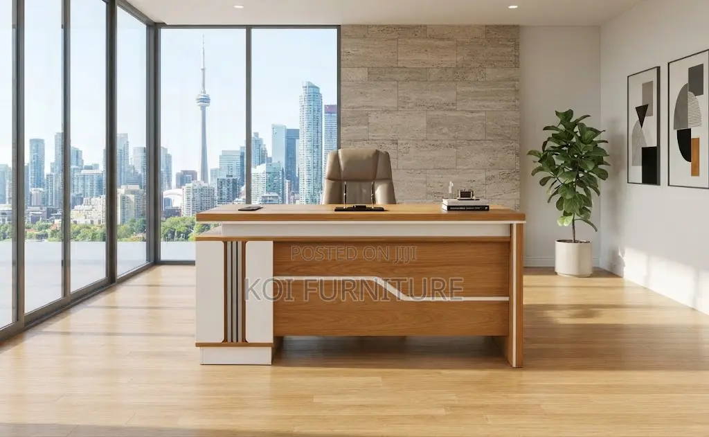 Office Desk; Command 1800MM Executive Modern Offices Desk