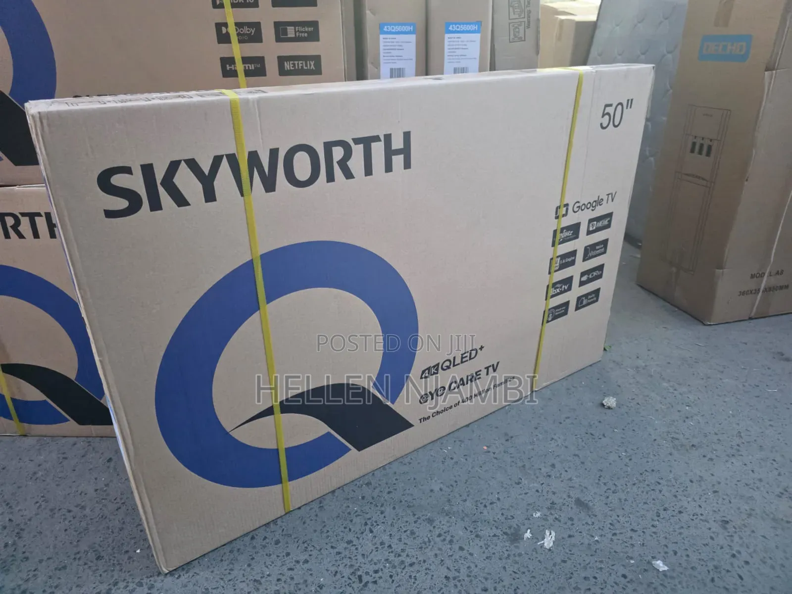 Skyworth 50′′ 50Q6500G QLED Google Smart TV