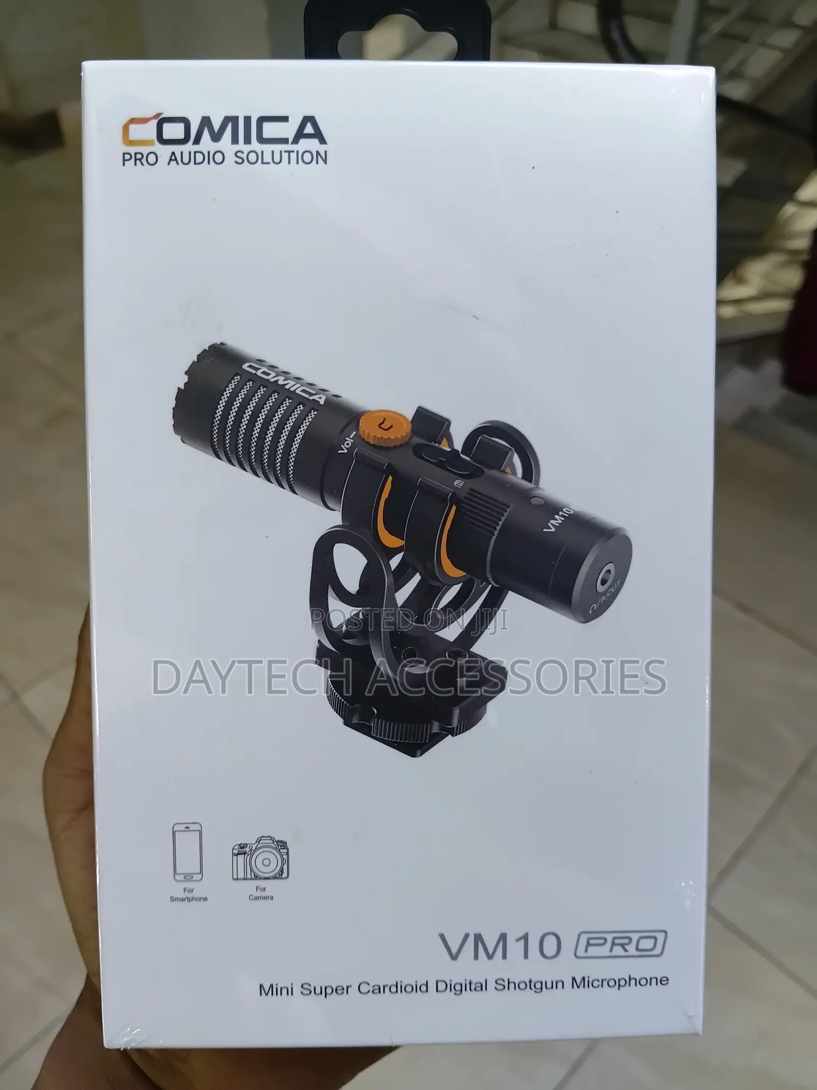 Comica VM10 Pro Camera Shotgun Microphone With Shock Mount
