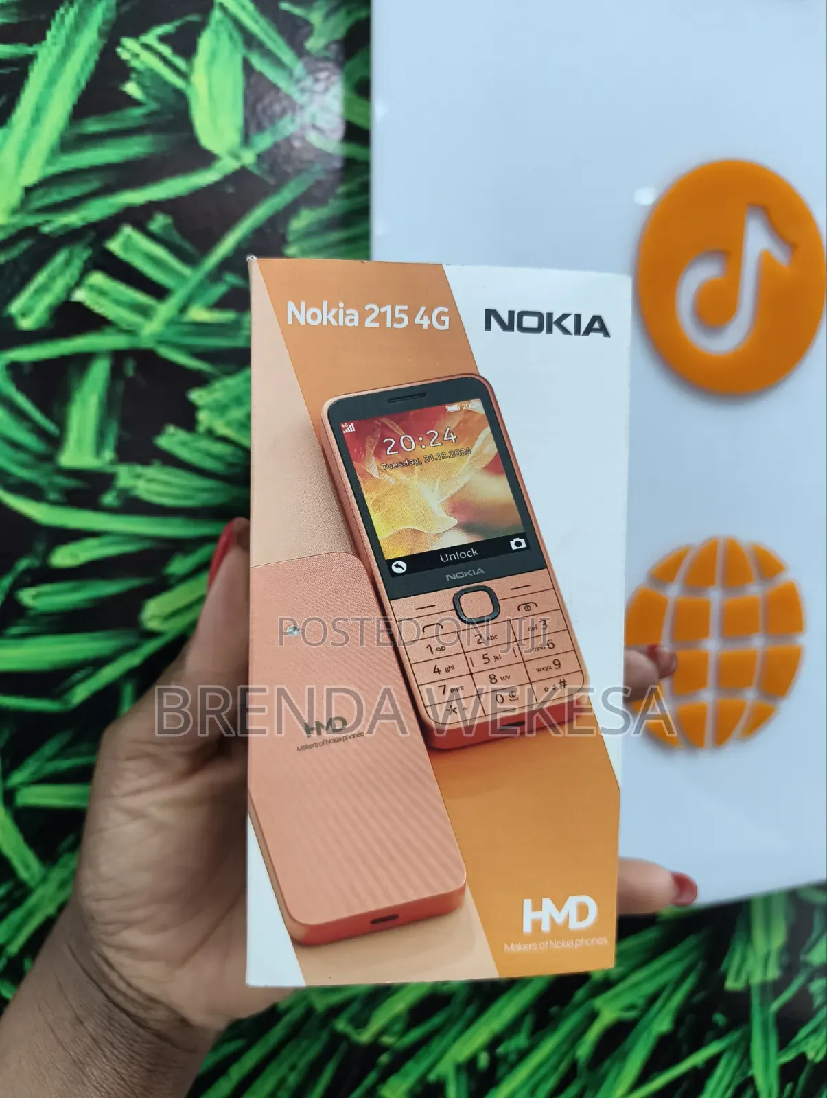 New Nokia 215 4G Black