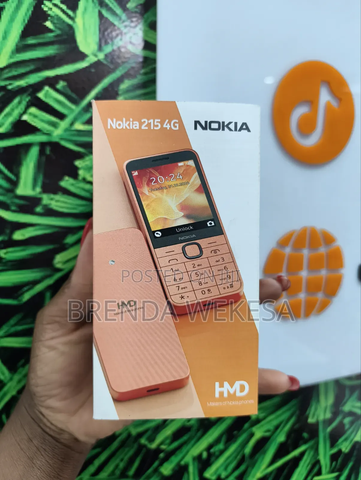 New Nokia 215 4G Black