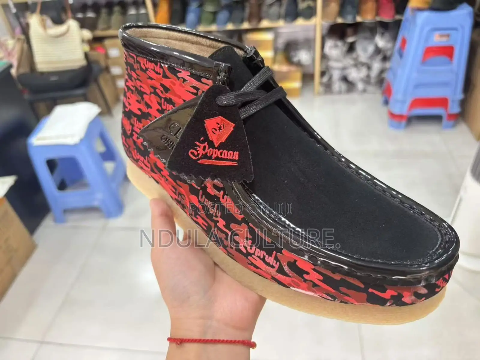 Clarks Originals Unruly X Popcaan Clarks High Cut and Low Cut