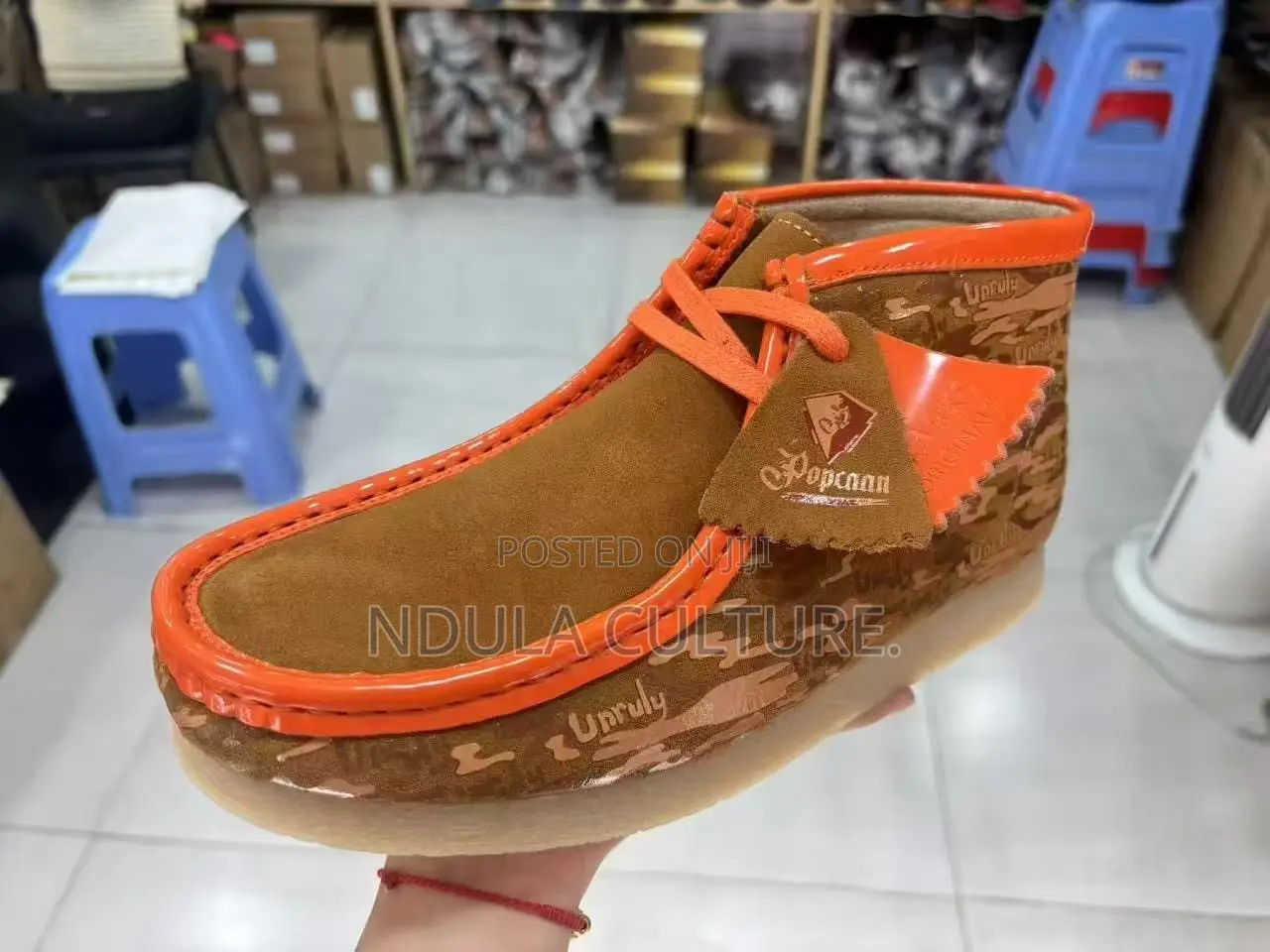 Clarks Originals Unruly X Popcaan Clarks High Cut and Low Cut