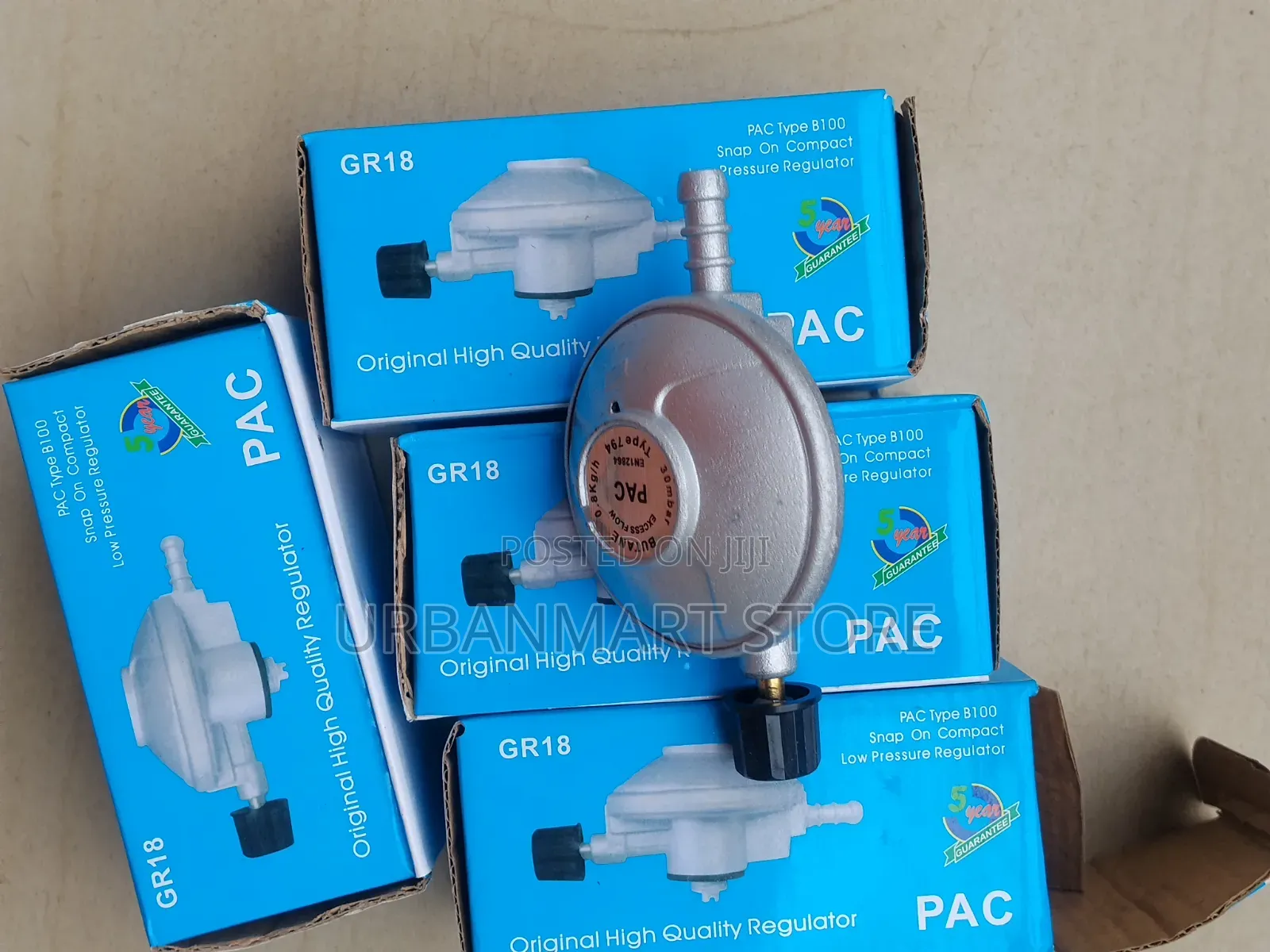 PAC 6KG Gas Regulator With 2 Metre Gas Pipe