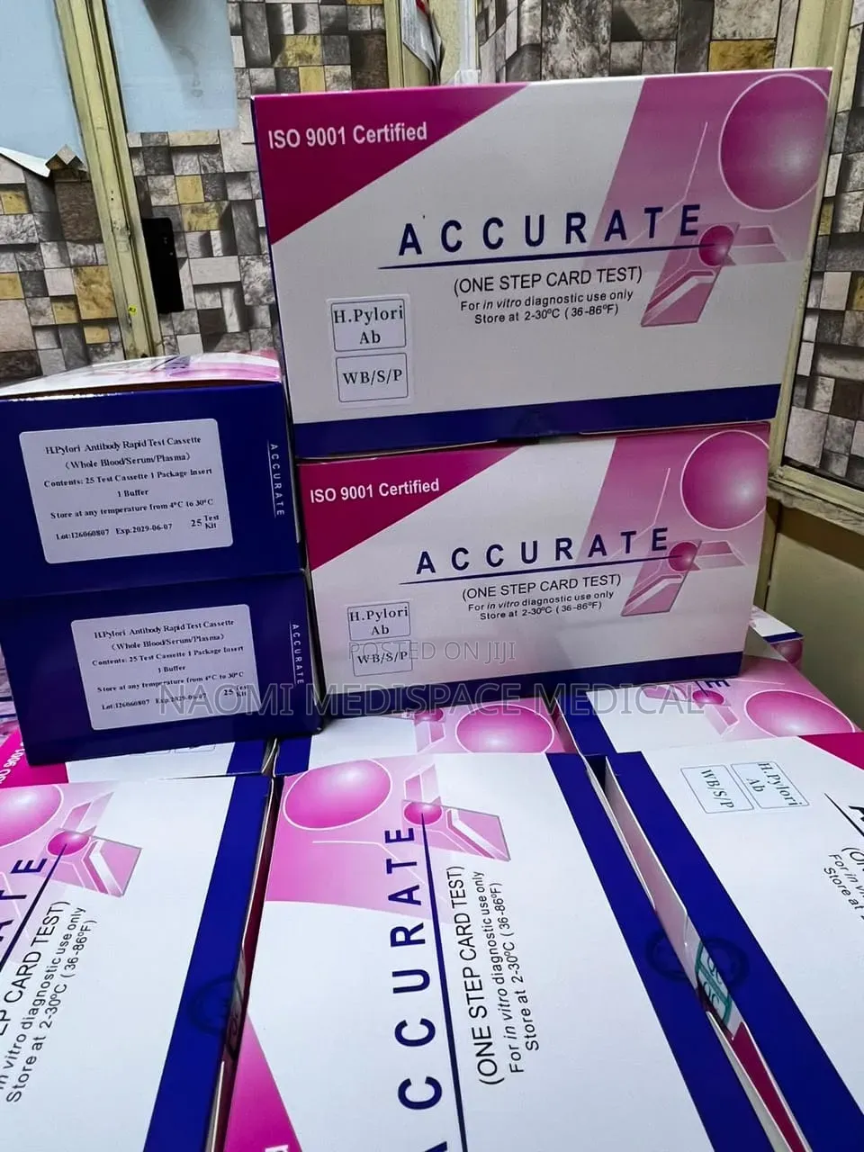 Accurate H-Pylori Antibody Rapid Kits-25s