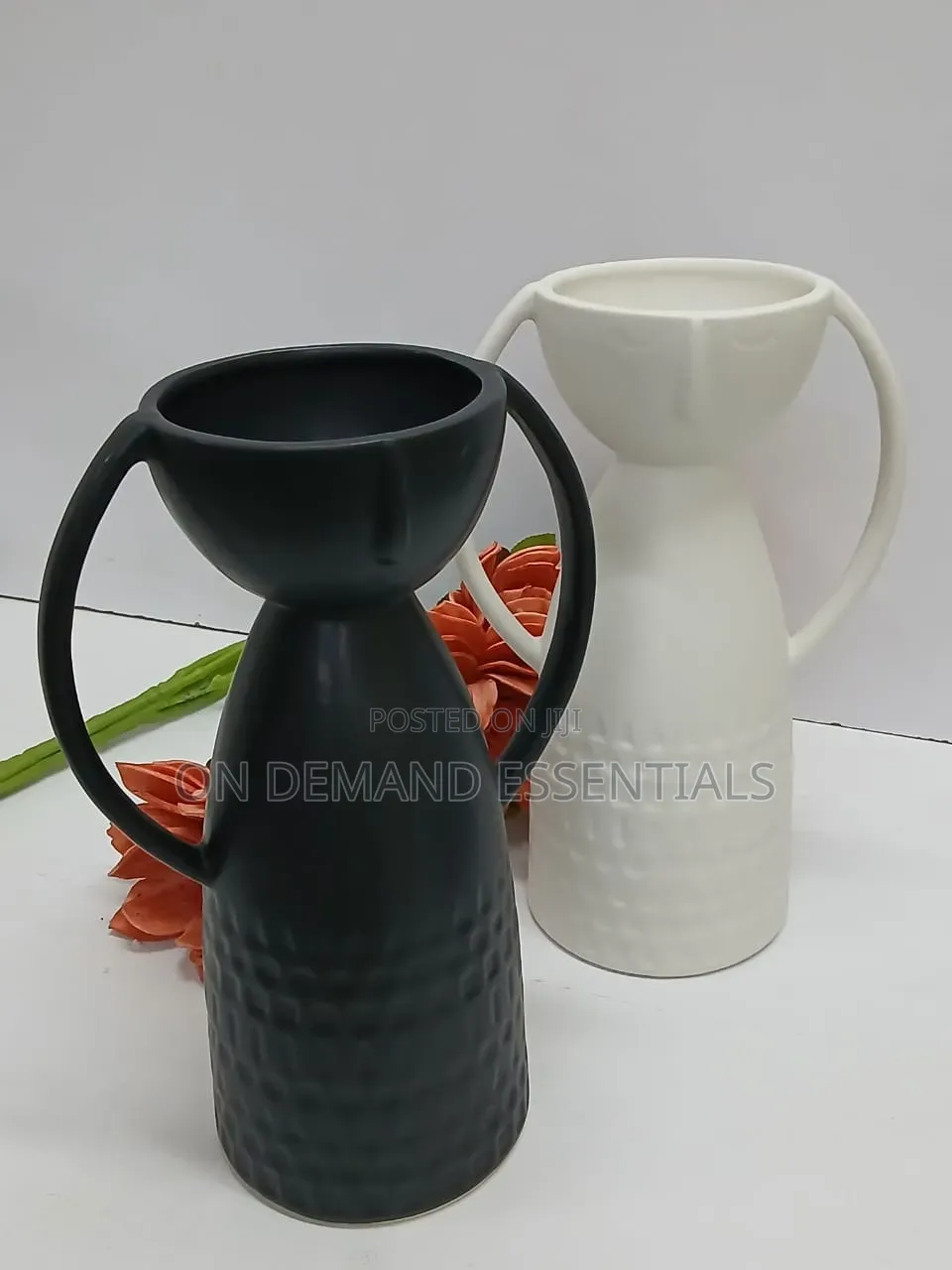 Face Decorative Flower Vase