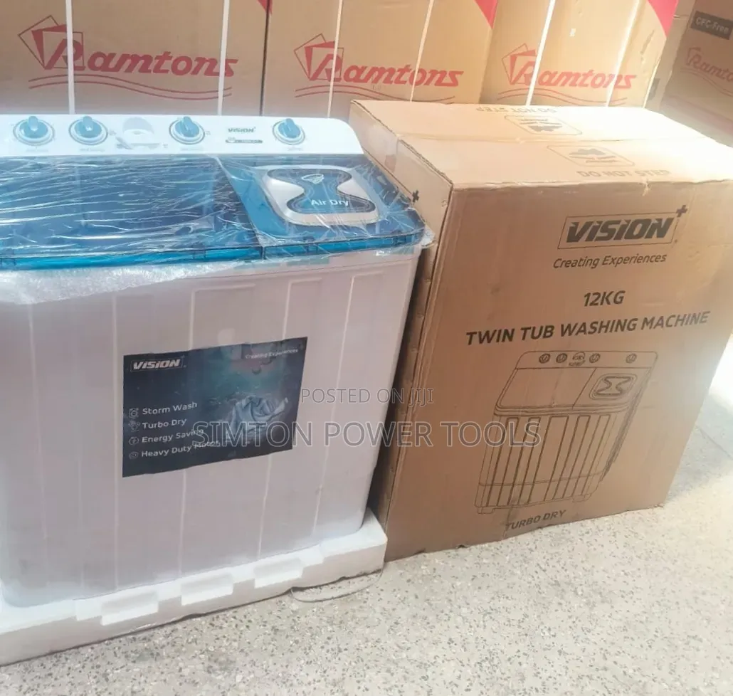 Vision 12KG Twin Tub Washing Machine