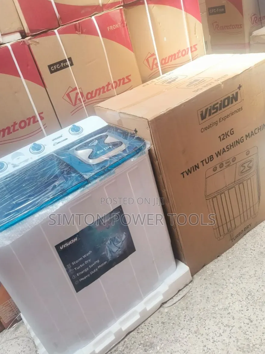 Vision 12KG Twin Tub Washing Machine
