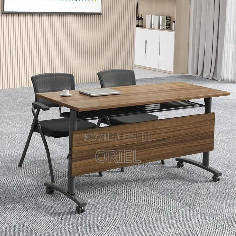 1.4M Foldable Training Table : Office Conference Seminar Table