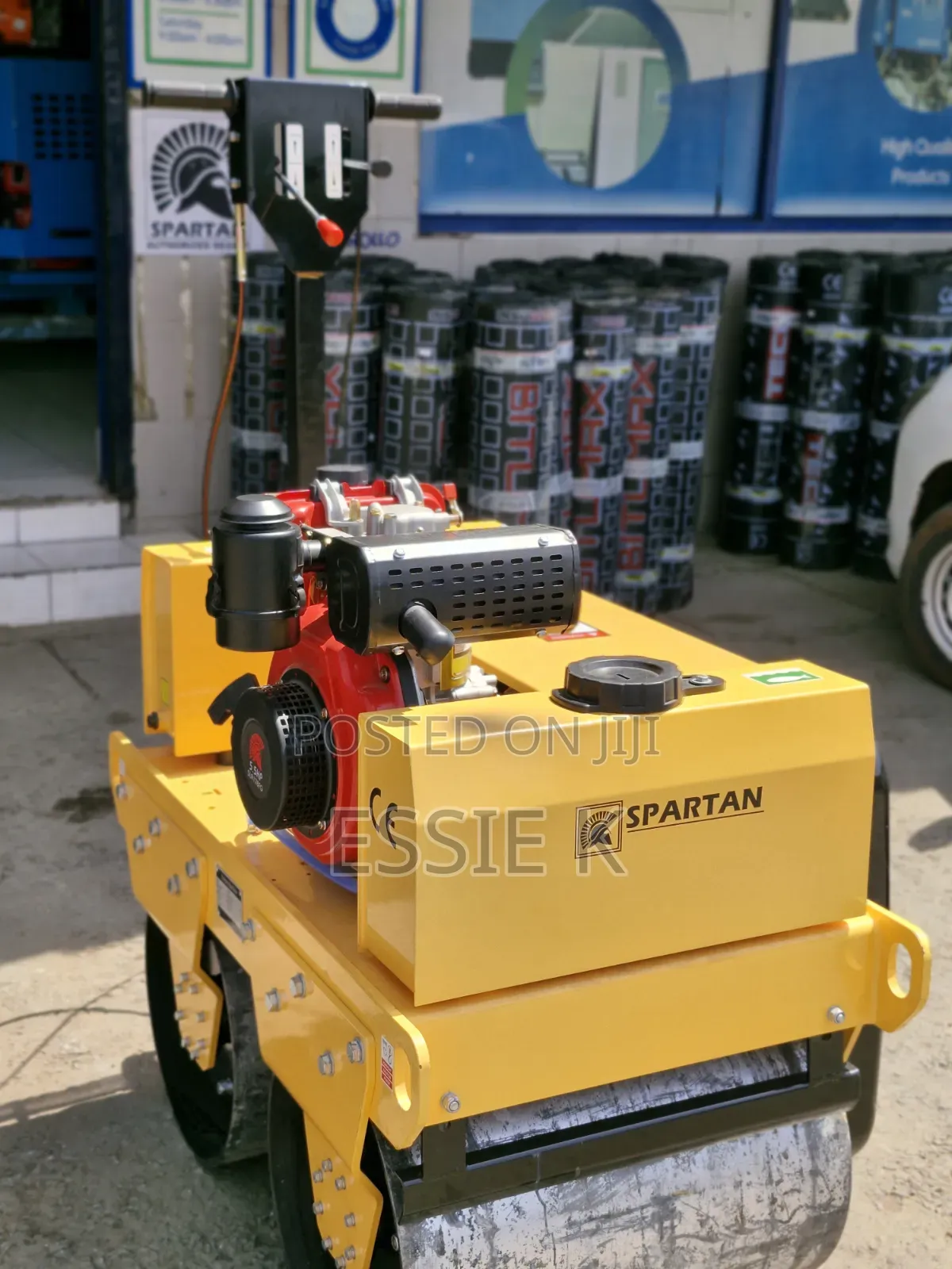 Hand-Guided Road Roller - Double Drum