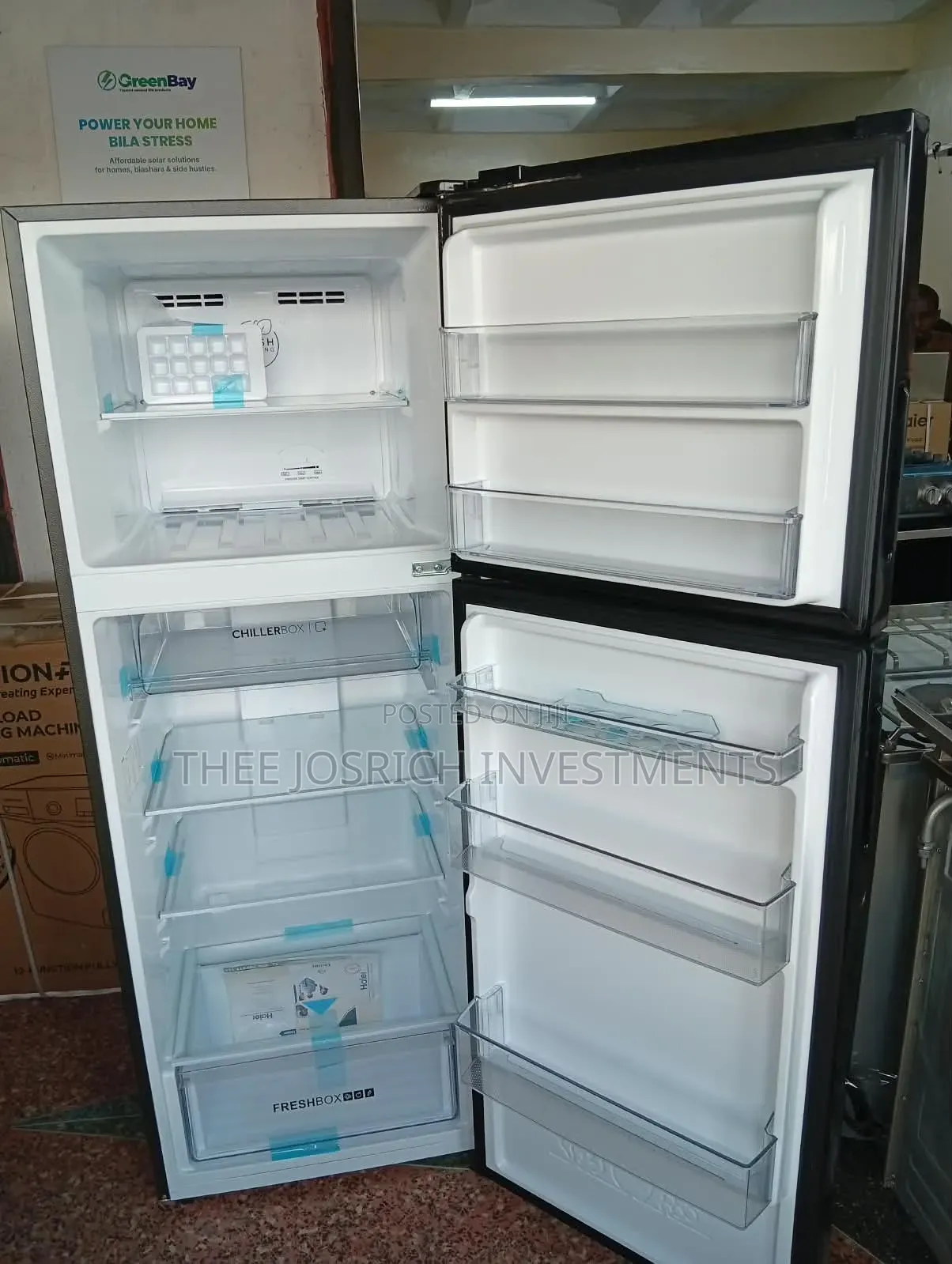 Haier 357 Litres Double Door Refrigerator No Frost, Digital Inverter