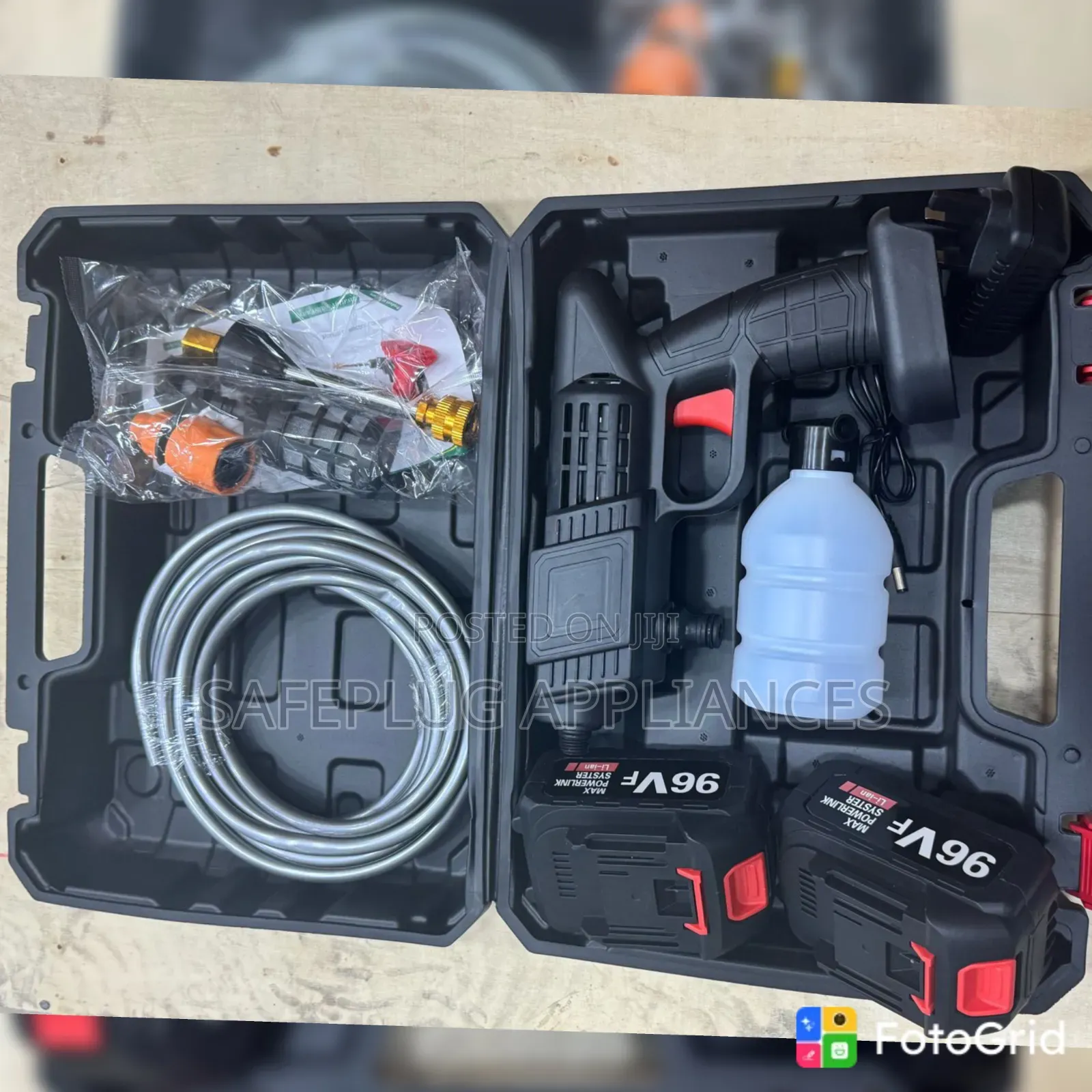 Wireless 96V Car Pressure Washer –Compact & Easy-to-Use Cleaning Tool