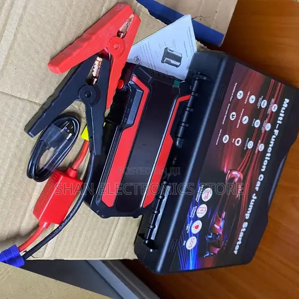 Portable Auto Battery Booster Jump Starter With USB Power Bank