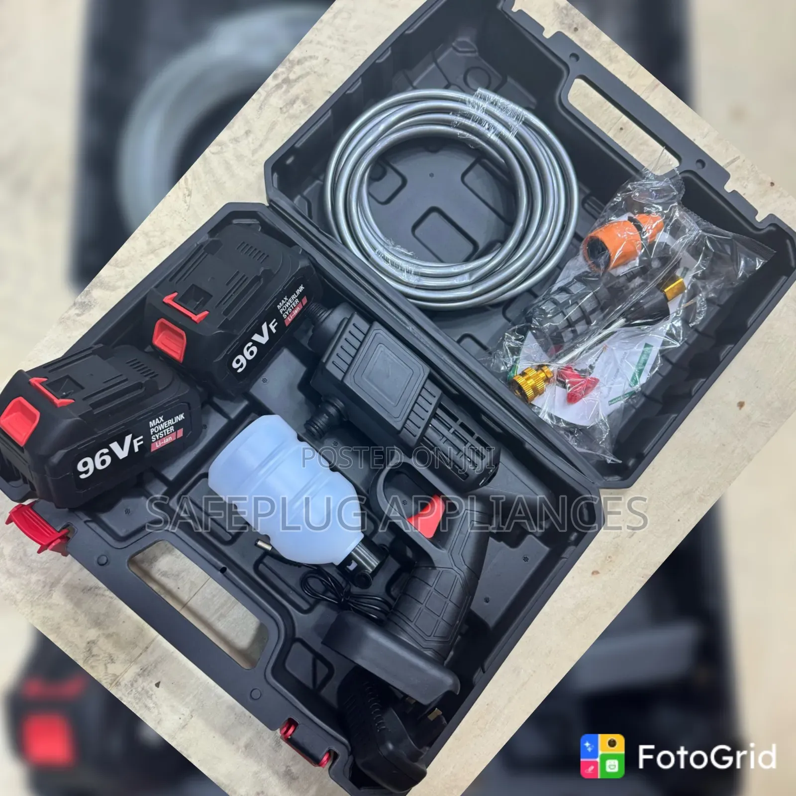 Wireless 96V Car Pressure Washer –Compact & Easy-to-Use Cleaning Tool