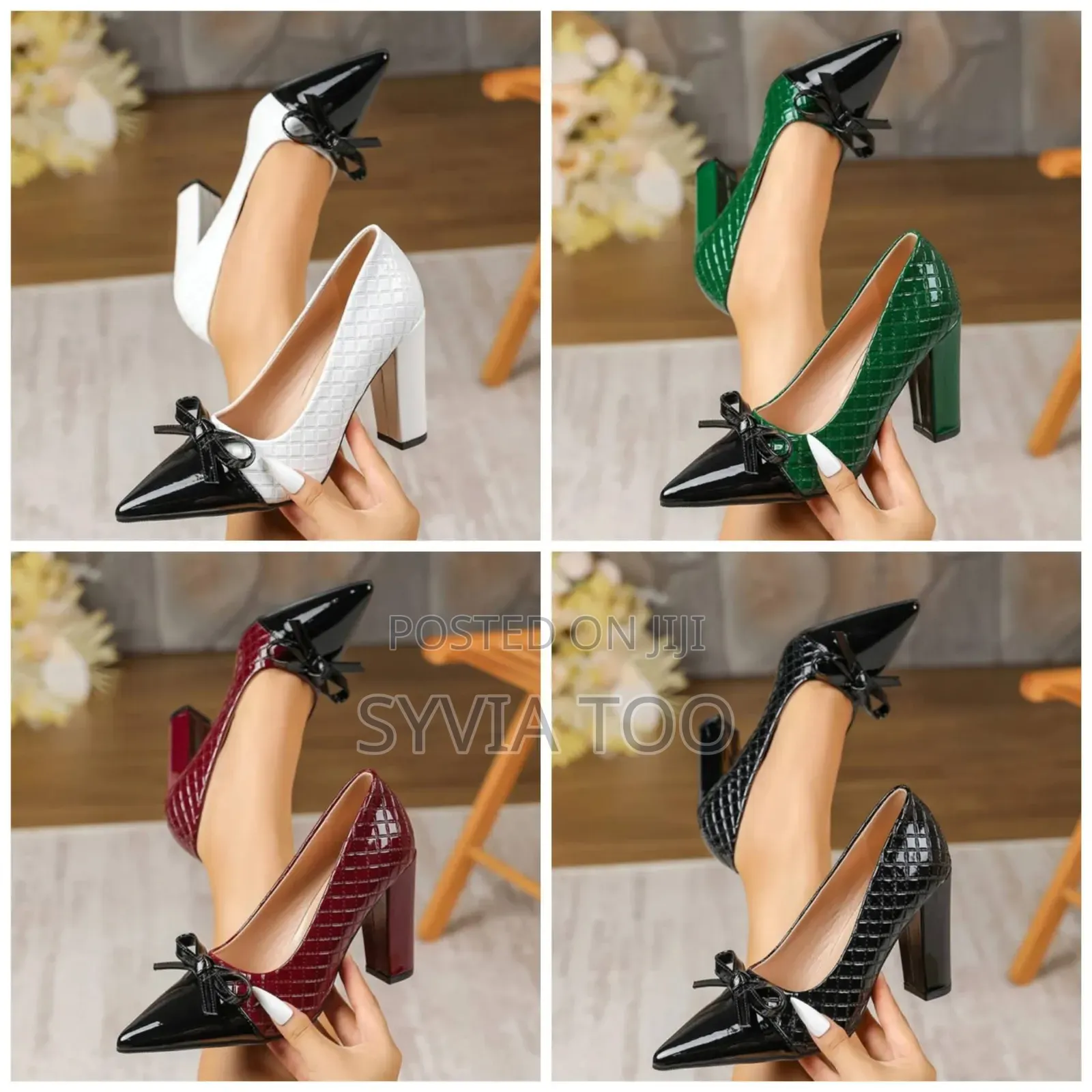 Ladies Blocky Heels