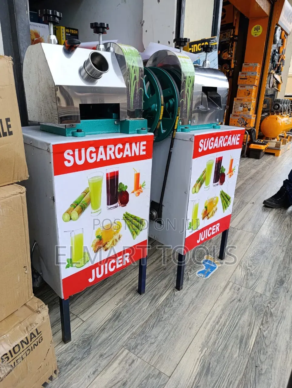 Sugarcane Juice Extractor Machine.
