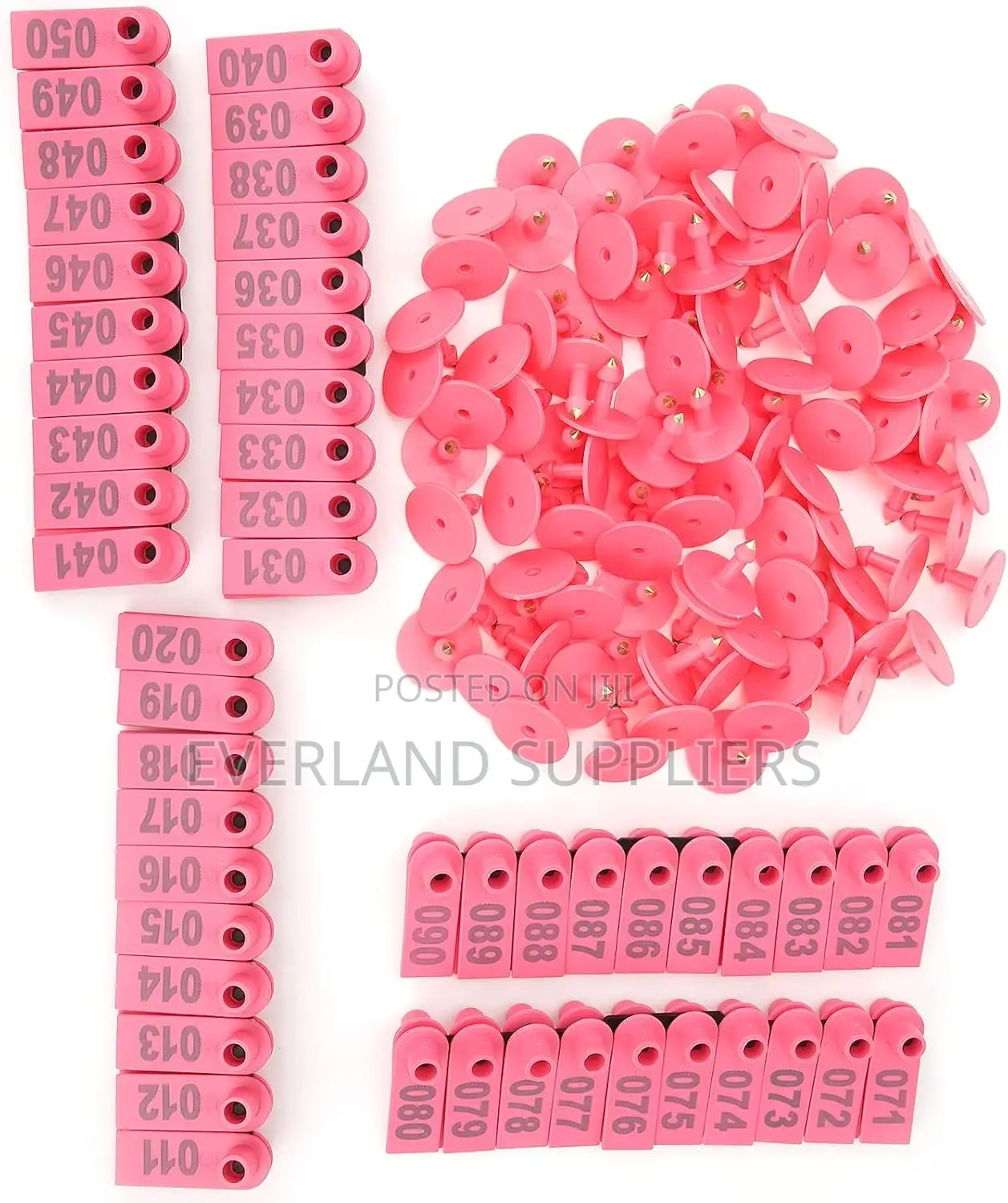 Slim Numbered Reference Ear Tags for Sheeps
